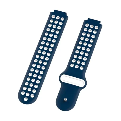 Ремешок для Garmin Universal 16 Nike-Style Silicone Band Blue/White (U16-NSSB-BLWH)