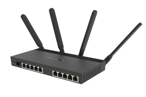 Маршрутизатор MikroTik RB4011iGS+5HacQ2HnD-IN (AC2000, 4x1.4GHz/1Gb, 10x1GE, 1xSFP+, MU-MIMO, 4 антенны)