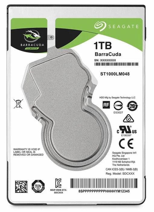 Жорсткий диск 2.5" SEAGATE BarraCuda 1TB SATA/128MB (ST1000LM048)
