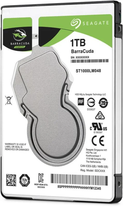 Жорсткий диск 2.5" SEAGATE BarraCuda 1TB SATA/128MB (ST1000LM048)
