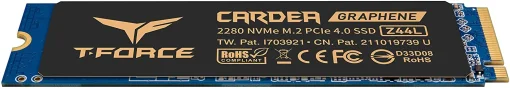 Накопитель SSD 250GB Team Cardea Zero Z44L M.2 2280 PCIe 4.0 x4 NVMe TLC (TM8FPL250G0C127)