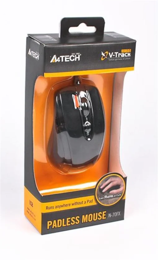 Мышка A4Tech N-70FX-1 Black USB V-Track