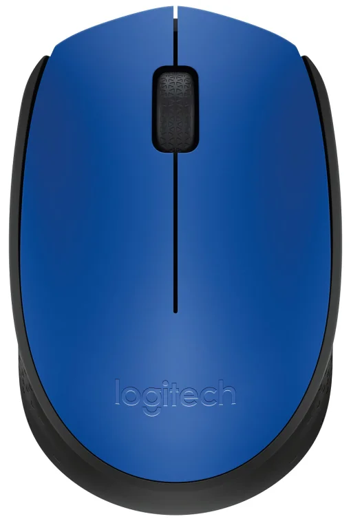 Мишка бездротова Logitech M171 (910-004640) Blue/Black USB