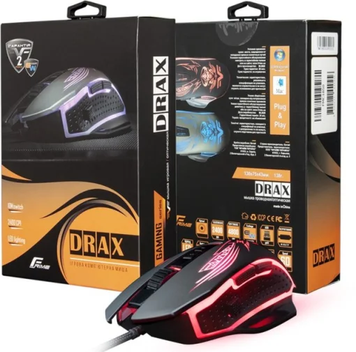 Игровая мышь Frime Drax Black (FMC1850)