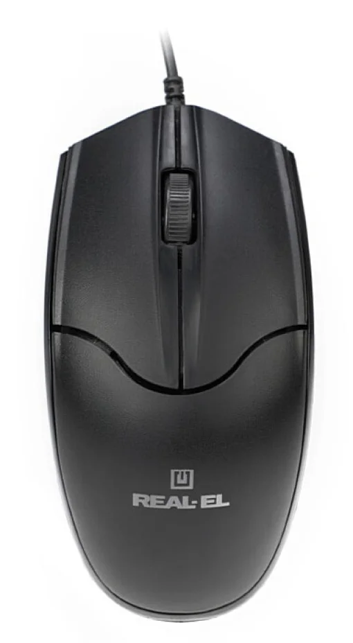 Мишка REAL-EL RM-410 Silent Black USB