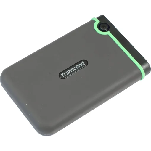 Накопитель внешний HDD 2.5" USB 1.0TB Transcend StoreJet 25M3 Iron Gray Slim (TS1TSJ25M3S)