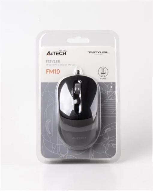 Мышь A4Tech FM10 Black/Grey USB