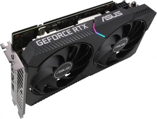 Видеокарта GF RTX 3060 12GB GDDR6 Dual V2 Asus (DUAL-RTX3060-12G-V2) (LHR)