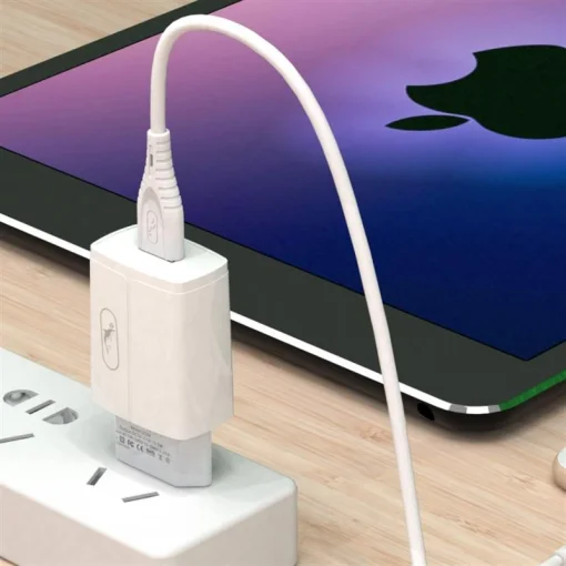 Сетевое зарядное устройство для SkyDolphin SC06 (1USBx2.4A) White (MZP-000177)