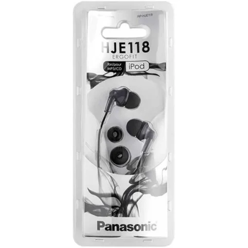 Наушники PANASONIC RP-HJE118GU Black (RP-HJE118GU-K)
