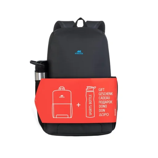 Рюкзак Rivacase 7761 15.6" Khaki + спортивная бутылка 750 ml