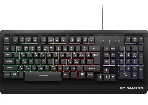 Клавиатура 2E Gaming KG320 LED Ukr Black (2E-KG320UB)