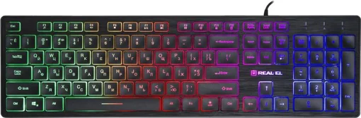 Клавіатура REAL-EL Comfort 7070 Ukr Black