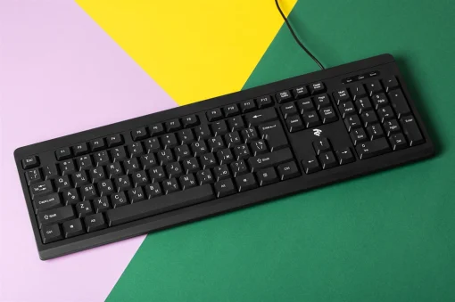 Клавиатура 2E KS108 Slim Black (2E-KS108UB)