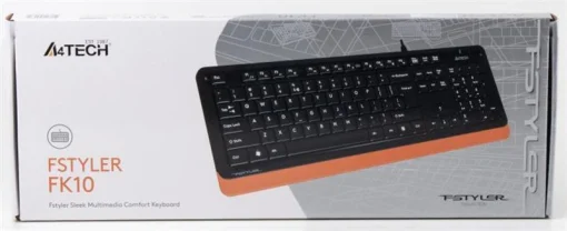 Клавиатура A4Tech FK10 Ukr Orange USB