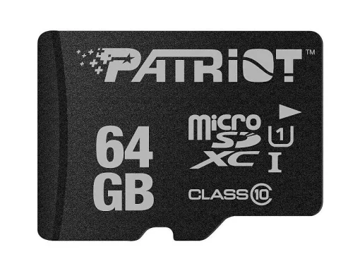 Карта памяти MicroSDHC 64GB UHS-I Class 10 Patriot LX (PSF64GMDC10)