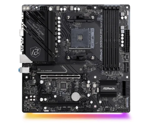 Материнская плата ASRock B550M PG Riptide Socket AM4