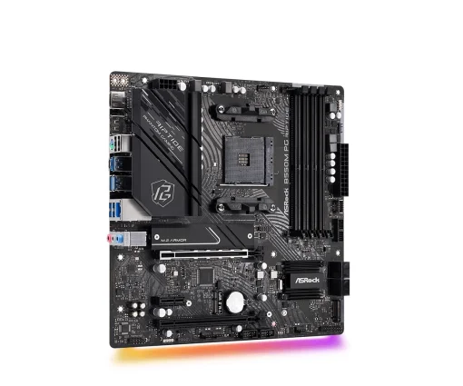 Материнская плата ASRock B550M PG Riptide Socket AM4