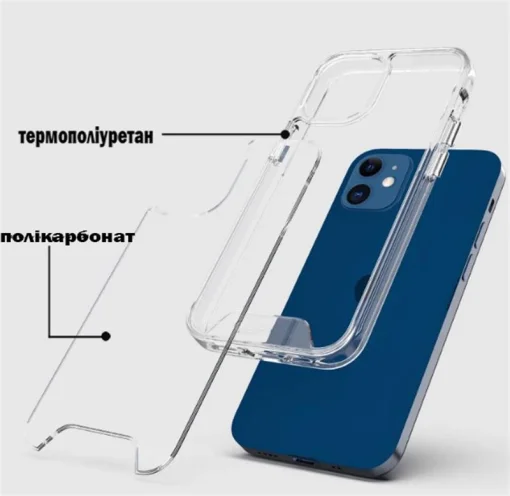 Чехол-накладка BeCover Space Case для Apple iPhone 12/12 Pro Transparancy (707793)