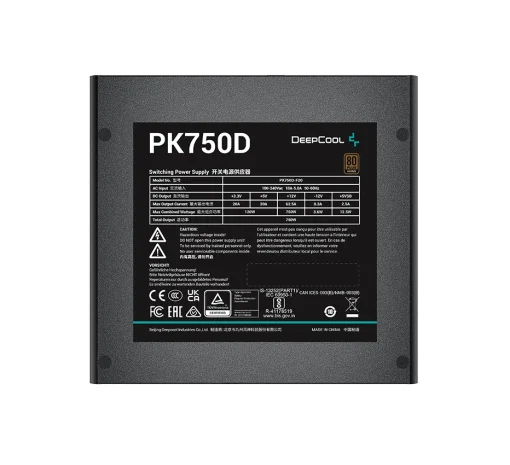Блок питания DeepCool PK750D (R-PK750D-FA0B-EU) 750W