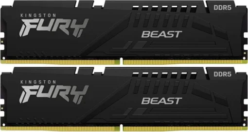 Модуль пам'яті KINGSTON FURY Beast DDR5 5200MHz 64GB Kit 2x32GB (KF552C36BBEK2-64)