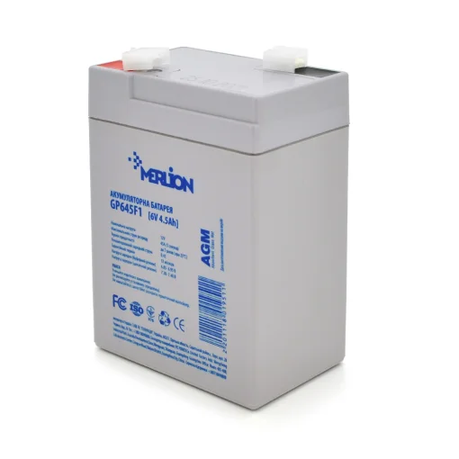 Аккумуляторная батарея Merlion 6V 4,5AH (GP645F1/01951) AGM