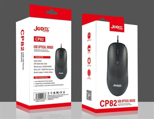 Мышка Jedel CP82 Black USB