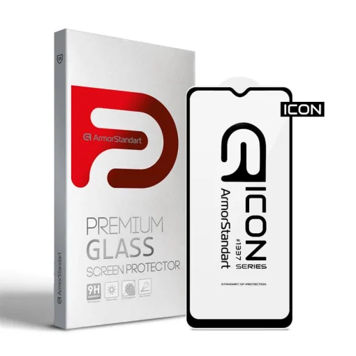 Защитное стекло Armorstandart Icon для Xiaomi Redmi 10C Black (ARM61296)
