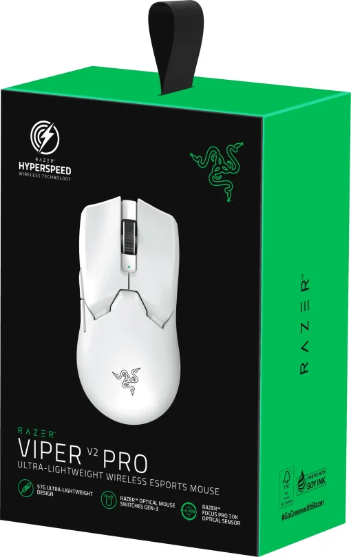 Мышка Razer Viper V2 PRO White (RZ01-04390200-R3G1) Wireless+USB