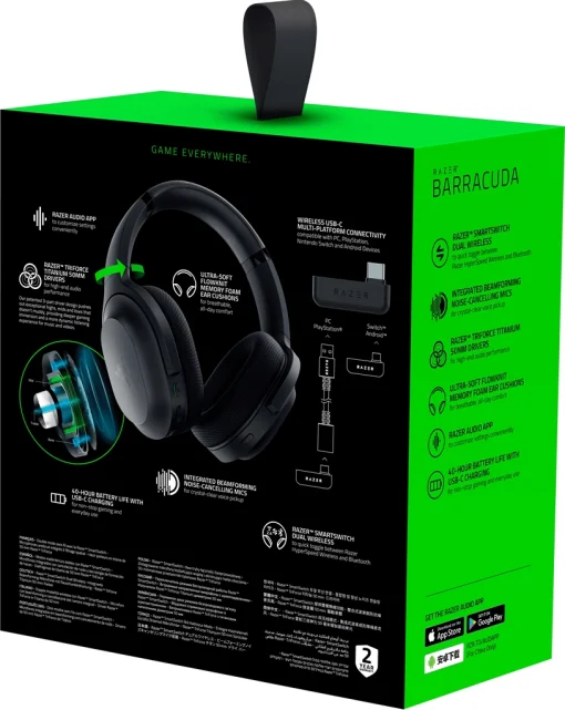Bluetooth-гарнитура Razer Barracuda Black (RZ04-03790100-R3M1)