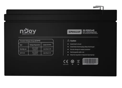Акумуляторна батарея Njoy GP09122F 12V (BTVACIUOCTA2FCN01B) VRLA