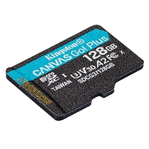 Карта памяти MicroSDXC 128GB UHS-I/U3 Class 10 Kingston Canvas Go! Plus R170/W90MB/s (SDCG3/128GBSP)