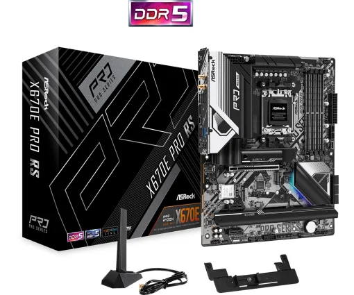 Материнская плата ASRock X670E PRO RS Socket AM5
