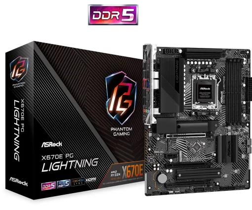 Материнская плата ASRock X670E PG LIGHTNING Socket AM5