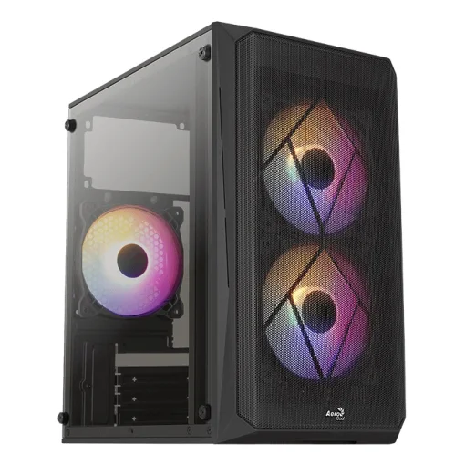 Корпус AeroCool CS-107-A-BK-v2 (ACCS-PC14032.11) Black без БП