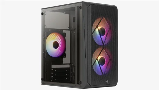 Корпус AeroCool CS-107-A-BK-v2 (ACCS-PC14032.11) Black без БП