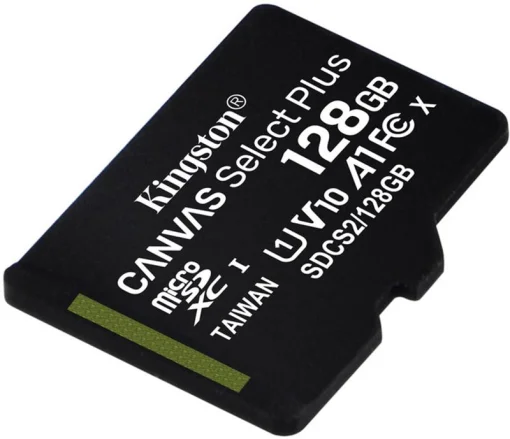 Карта памяти MicroSDXC 128GB UHS-I Class 10 Kingston Canvas Select Plus R100MB/s (SDCS2/128GBSP)