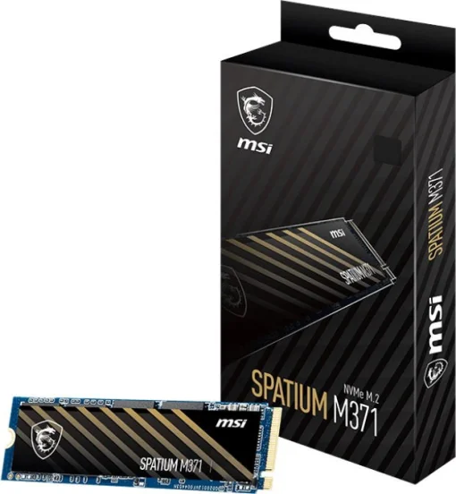 Накопичувач SSD  500GB MSI Spatium M371 M.2 2280 PCIe 4.0 x4 NVMe 3D NAND TLC (S78-440K160-P83)