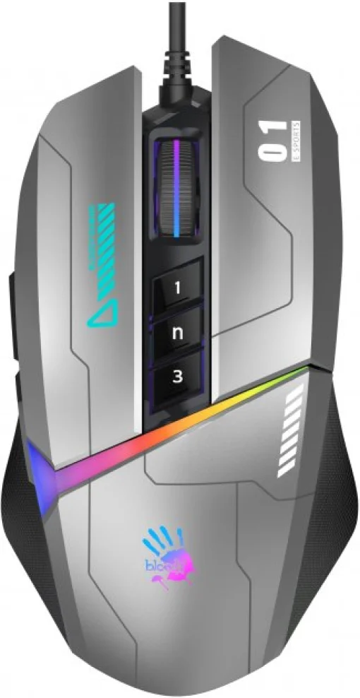 Мышка A4Tech Bloody W60 Max Gun Grey