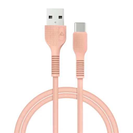 Кабель ACCLAB AL-CBCOLOR-T1PH USB-USB Type-C 1.2м Peach (1283126518263)
