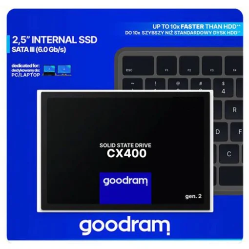 Накопитель SSD 512GB GOODRAM CX400 Gen.2 2.5" SATAIII 3D TLC (SSDPR-CX400-512-G2)