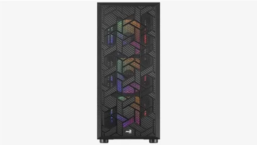 Корпус AeroCool Hive-G-BK-v2 (ACCM-PV27043.11) Black без БП