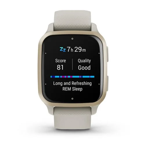 Смарт-годинник Garmin Venu Sq 2 Music Ivory/Peach Gold (010-02700-81)