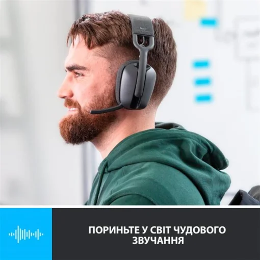 Bluetooth-гарнитура Logitech Zone Vibe 125 Wireless Headphones Graphite (981-001126)
