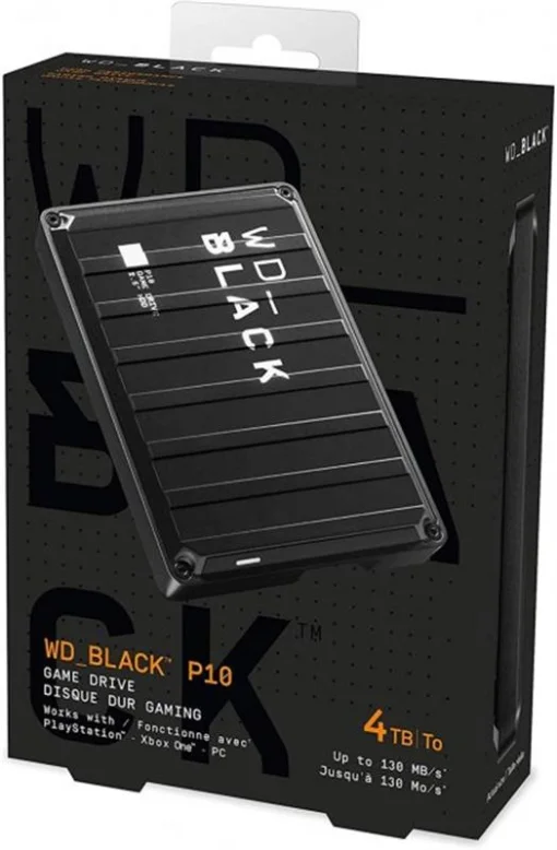 Внешний жесткий диск 2.5" USB 4.0TB WD WD_BLACK P10 Game Drive (WDBA3A0040BBK-WESN)