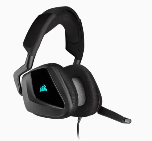 Гарнитура Corsair Void RGB Elite USB Premium Gaming Headset with 7.1 Surround Sound Carbon (CA-9011203-EU)