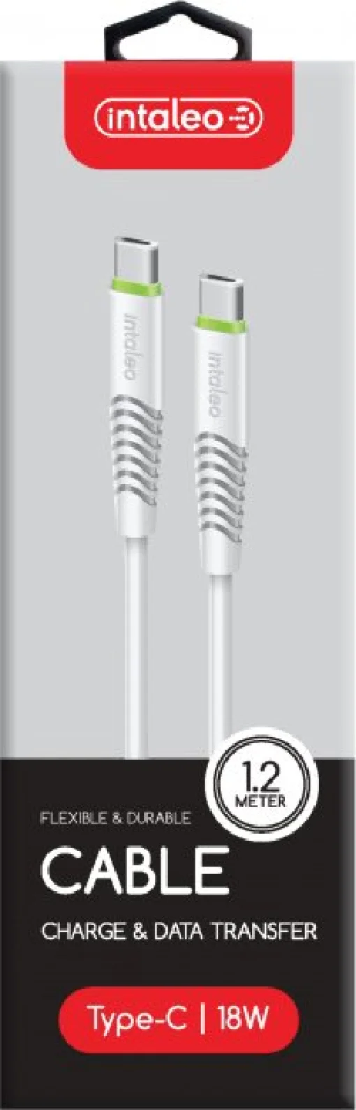 Кабель Intaleo CBFLEXTT1 USB Type-C-USB Type-C 1.2м Black (1283126501296)