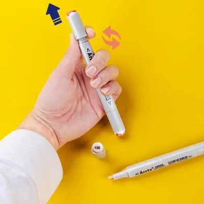 Спиртовые маркеры Arrtx Oros ASM-03RD 24 цвета, красные оттенки (LC302536)