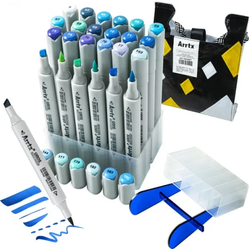 Спиртові маркери Arrtx Oros ASM-03BU 24 кольора (LC302529)