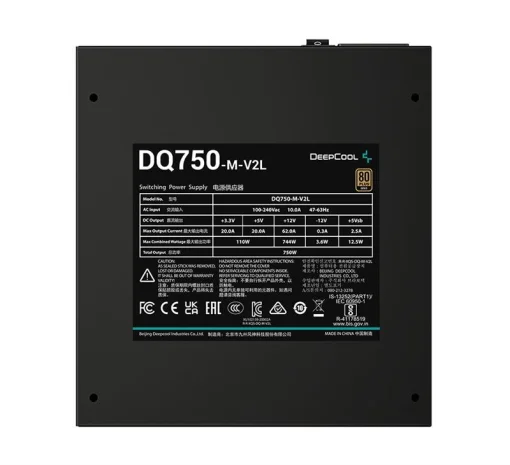 Блок живлення DeepCool DQ750-M-V2L (DP-GD-DQ750-M-V2L) 750W